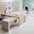 Bureau de direction pieds arches, chants arrondis, gamme Royo - France Bureau