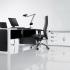 Bureau de direction pieds arches, chants arrondis, gamme Royo - France Bureau