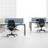 Bureau open-space bench face à face rangements, gamme Ruby open-space - France bureau