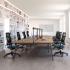 Bureau bench pour open-space pieds bois ou métal ou bois/métal, gamme Sabocos open-space - France Bureau