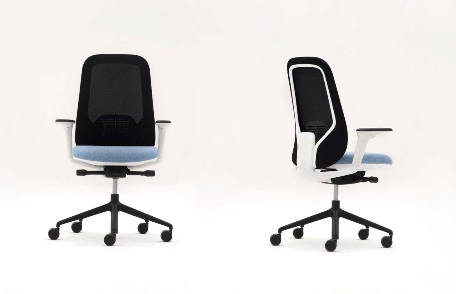 Siège opératif avec accoudoirs 4D, translation d\'assise et soutien lombaire réglable - Gamme Sabor - France Bureau	