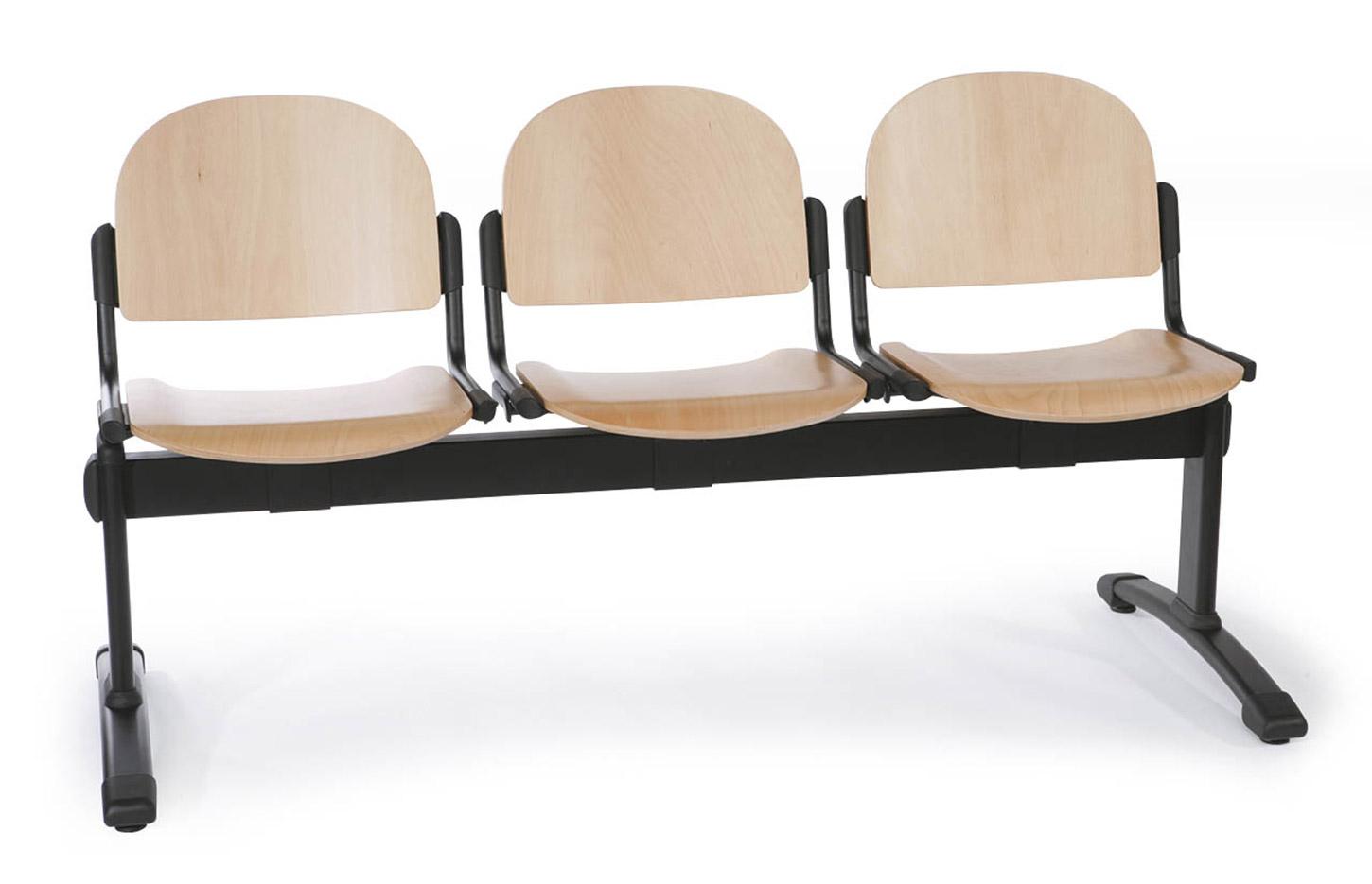 Siège sur poutre avec assises et dossiers en bois - Gamme Sagnes poutre - France Bureau	