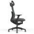 Assise professionnelle complète, dossier tapissé, translation d’assise, réglages ergonomiques précis, usage quotidien, gamme Sagres - France Bureau
