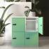 Casiers de bureau en mélaminé avec ou sans fente et serrure, gamme Salado - France Bureau