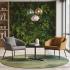 Chauffeuse d\'accueil lounge en tissu piétement métal, gamme Samsari lounge - France Bureau