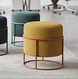 Samsari Pouf Mobilier Accueil