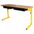 Table scolaire taille 4/5/6/7 réglable en hauteur, primaire à la fac, gamme Sand - France Bureau