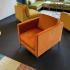 Fauteuil d\'accueil en tissu orange piétement noir avec assise et dossier amovible - fabrication française - gamme santerno - france bureau