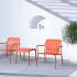Chaise lounge extérieur en aluminium léger avec accoudoirs fixes - Gamme Saona - France Bureau	