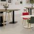 Table haute et mange-debout pour la restauration, gamme Sasso haute, France Bureau