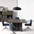 Bureau de direction sur caisson ou retour meuble, gamme Savio - France Bureau