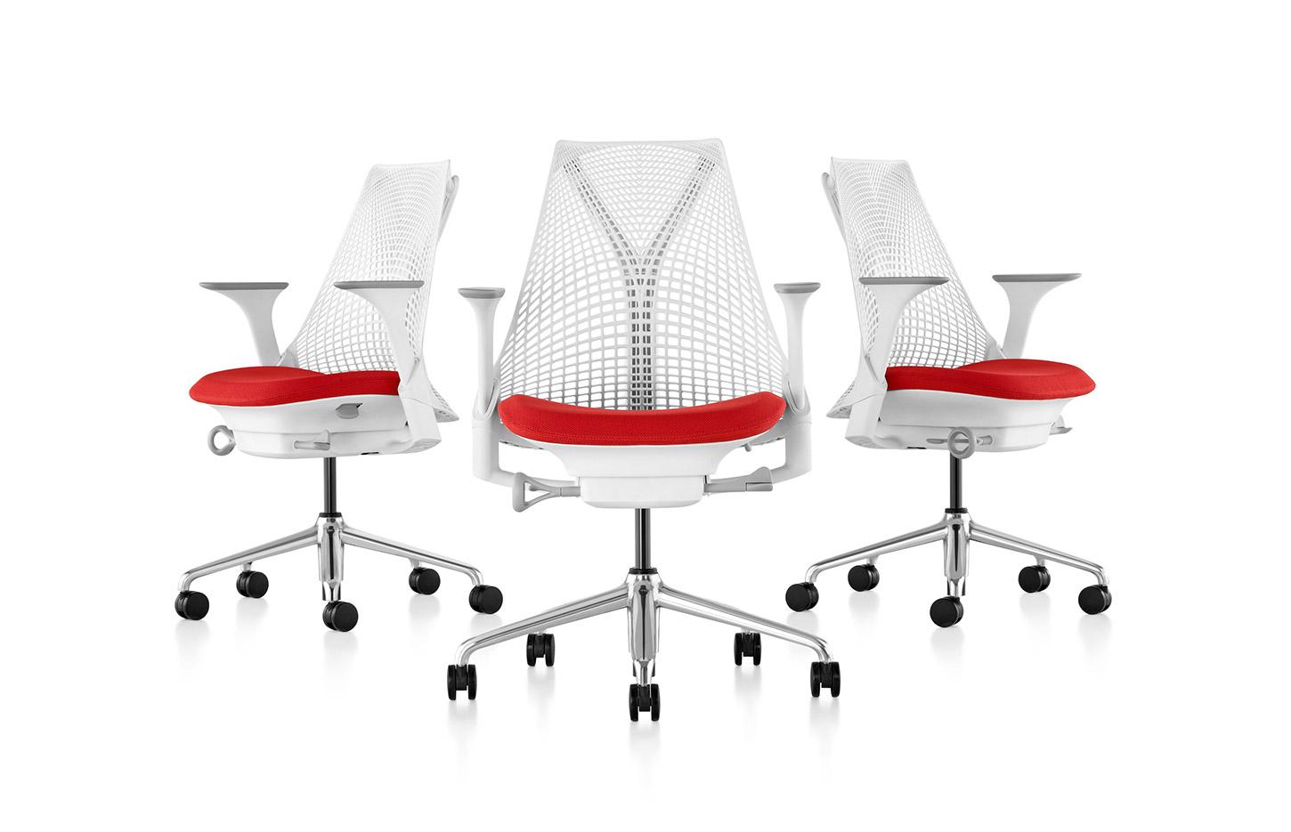 Siège de bureau ergonomique limiteur de bascule et profondeur d\'assise réglable, gamme Sayl - France Bureau