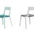 Chaise polyvalente empllable en polypropylène avec assise en tissu polyester - Gamme Scorno - France Bureau	