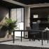 Bureau de direction design élégant, gamme Segrino - France Bureau