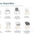 Différents modèles chaise réunion, visiteur, lounge, piétement bois métallique ou roulettes - gamme Shuffleis1 Interstuhl - france bureau