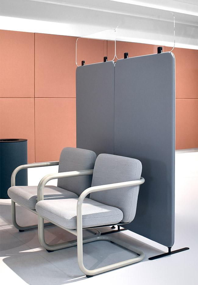 Cloison amovible bureau épaisseur 30 ou 50 mm, gamme Spitz - France Bureau