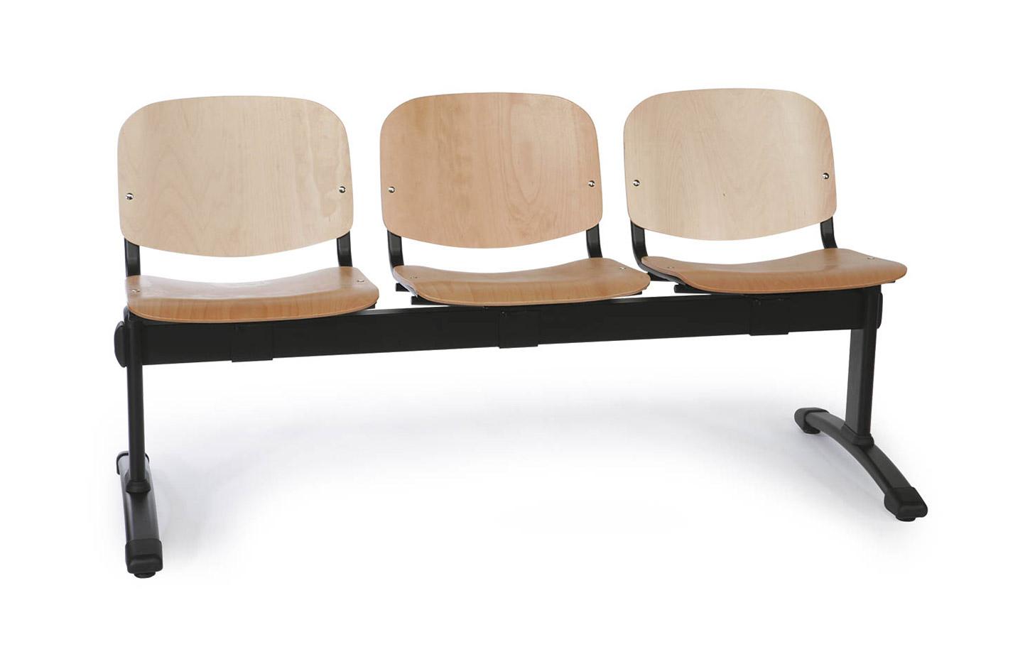 Siège sur poutre 2 à 4 places en bois, gamme Storo Poutre, France Bureau