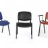 Chaise de collectivité acier epoxy noirbempilable avec revêtement, Fabrication Française, gamme Storo - France Bureau