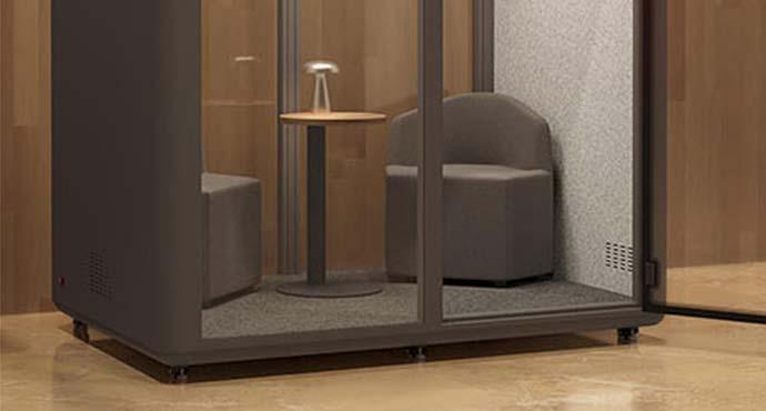 Déclinaisons & tarifs Tablium 2 places Cabine acoustique