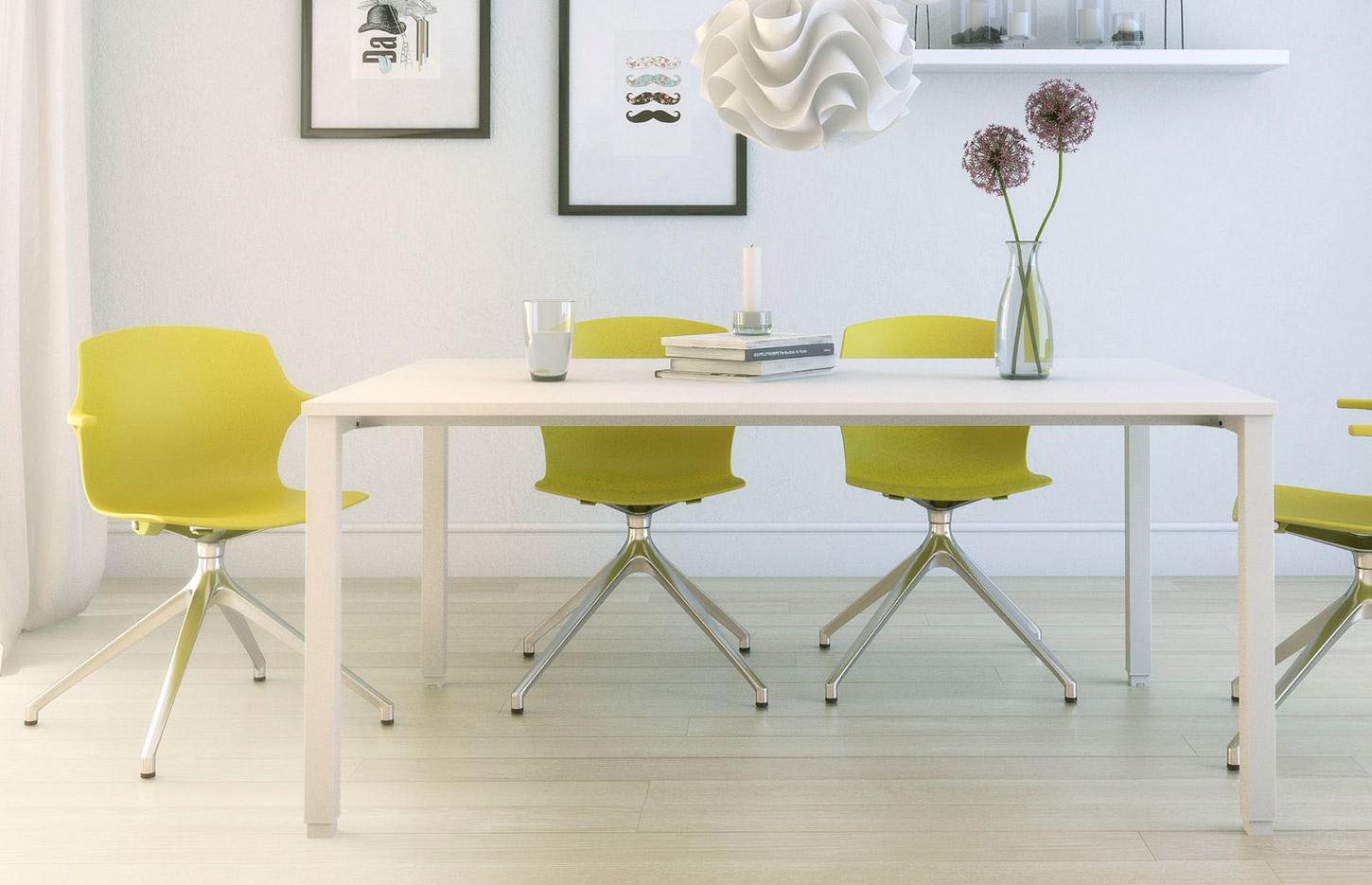 Chaises de collectivité en polypropylène ou tissu , gamme Tage - France Bureau