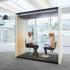 Cabine acoustique 2 places en tissu acoustique avec éclairage et ventilation, gamme Tahoe 2 places, France Bureau