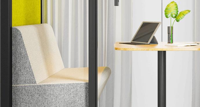 Description Tahoe 2 places Cabine acoustique