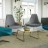Fauteuil confortable accueil détente en tissu, gamme Tamana - France Bureau