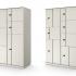 Vestiaires à casiers en métal recyclable, sessure mécanique combinaison 4 chiffres, gamme Teon -  France Bureau