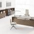 Bureau direction bois ou verre bureau droit ou sur retour, gamme Thorens - France Bureau