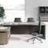 Bureau direction bois ou verre bureau droit ou sur retour, gamme Thorens - France Bureau