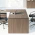 Bureau direction bois ou verre bureau droit ou sur retour, gamme Thorens - France Bureau