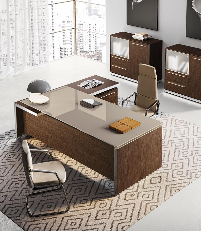 Bureau De Direction En Verre Thorens Verre