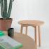 Table basse pieds bois chene massif plateau stratifié chene, gamme Tidone - France Bureau