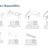 Bureau de direction placage bois et similicuir, gamme Toblino - France Bureau