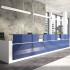 Banque et comptoir d\'accueil mélaminé avec PMR option LED, gamme Tormes - France Bureau