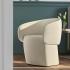 Fauteuil d\'accueil chauffeuse coloris écru, rembourrage en mousse ignifugée, gamme Tovel - France Bureau