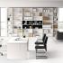 Bureau direction avec retour suspendu ou de rangement, gamme Vanoise Classic - France Bureau