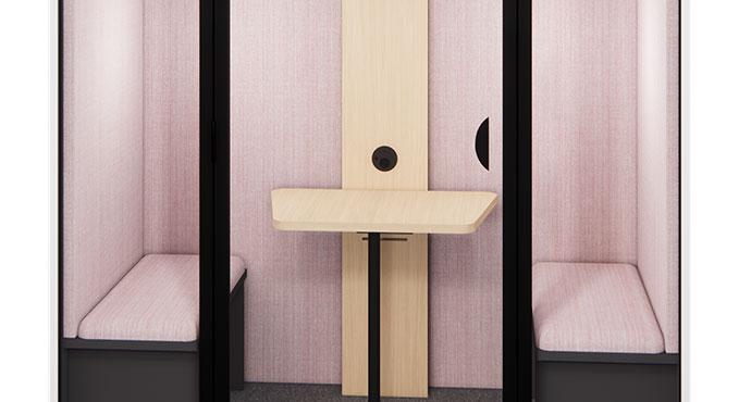 Description Verdon 2 places Cabine acoustique