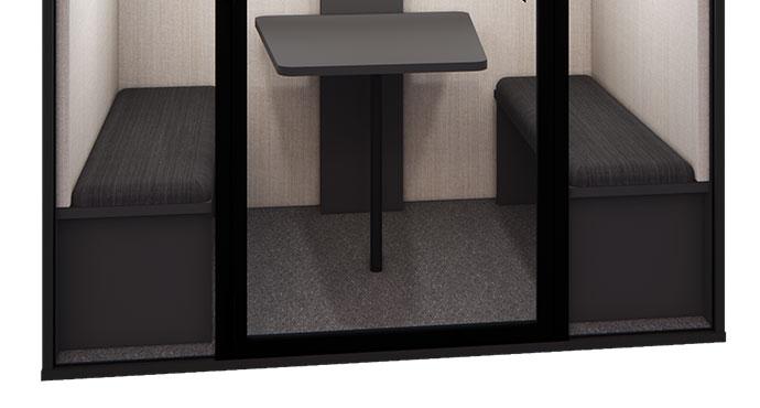 Description Verdon 4 places Cabine acoustique