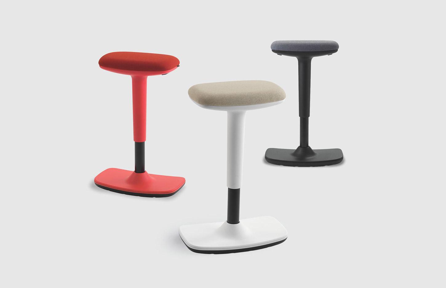 Tabouret design réglable en hauteur UP interstuhl