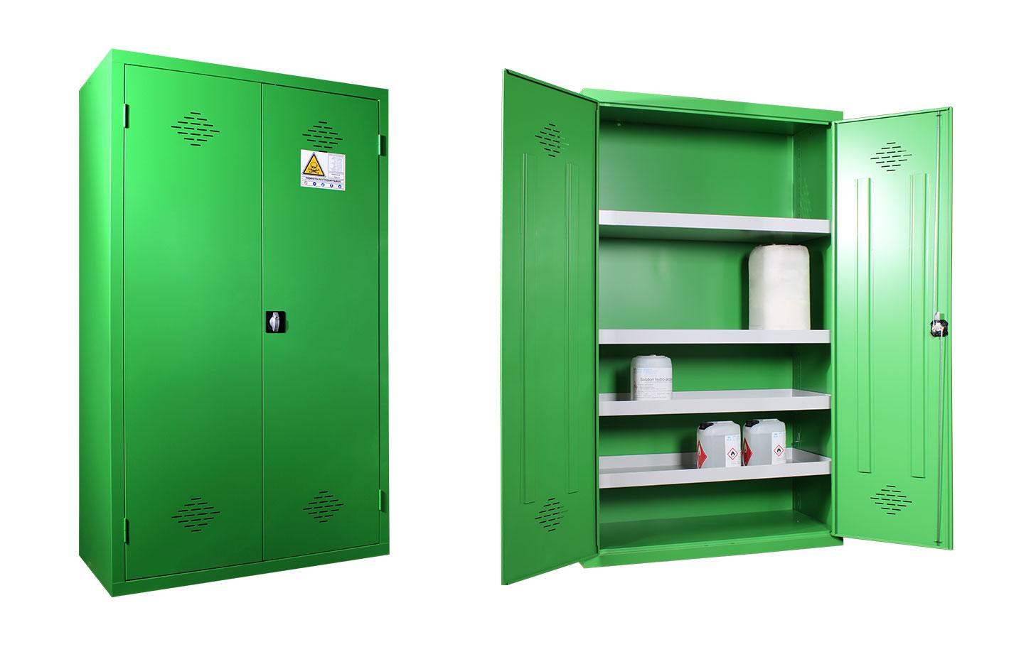 Armoire phytosanitaire pour produit chimiques serrure 3 points, gamme Vitor phytosanitaire - France Bureau