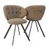 Chaise visiteur et de réunion assise et dossier tapissés avec 8 coloris au choix - Gamme Vollaton - France Bureau