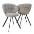 Chaise visiteur et de réunion assise et dossier tapissés avec 8 coloris au choix - Gamme Vollaton - France Bureau