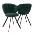 Chaise visiteur et de réunion assise et dossier tapissés avec 8 coloris au choix - Gamme Vollaton - France Bureau