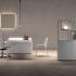 Bureau individuel plateau mélaminé pieds droits en métal, gamme Vorlaz - France Bureau