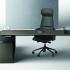 Bureau individuel plateau mélaminé pieds droits en métal, gamme Vorlaz - France Bureau