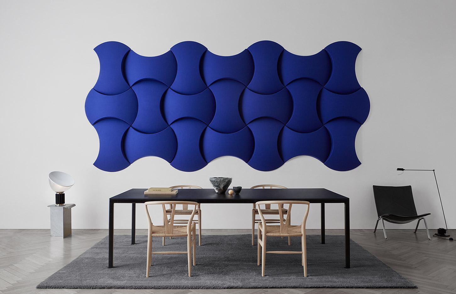 Dalle acoustique à absorption phonique pour mur et plafond, gamme Wouri - France Bureau