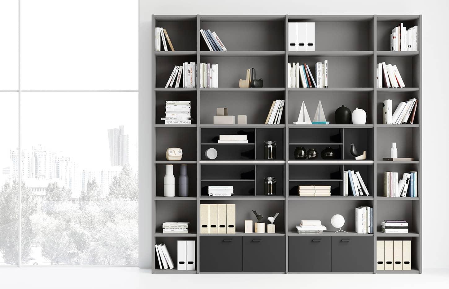Armoire à portes battantes coulissantes avec ou sans portes, gamme XXL - France Bureau