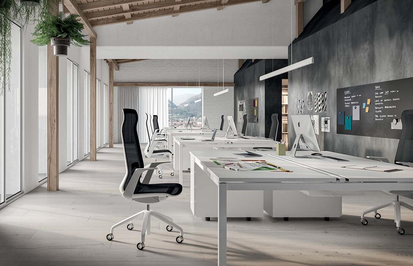 Siège de bureau ergonomique revêtement résille, gamme Zora - France Bureau