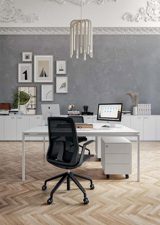 Siège de bureau ergonomique revêtement résille, gamme Zora - France Bureau